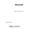 BRANDT DSX0510 Manual de Usuario